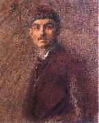 Wladyslaw Podkowinski Self-portrait painting